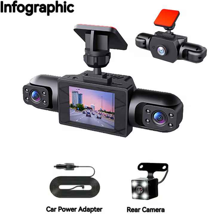 FlowTechy™ Full View Car Dashcam System
