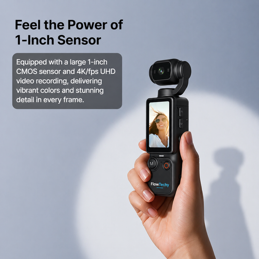 FlowTechy™ 4K AI Gimbal Camera