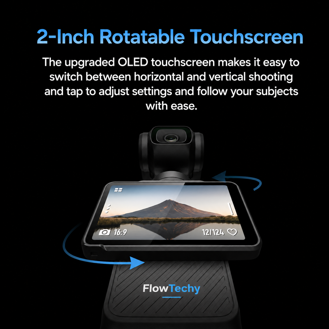FlowTechy™ 4K AI Gimbal Camera