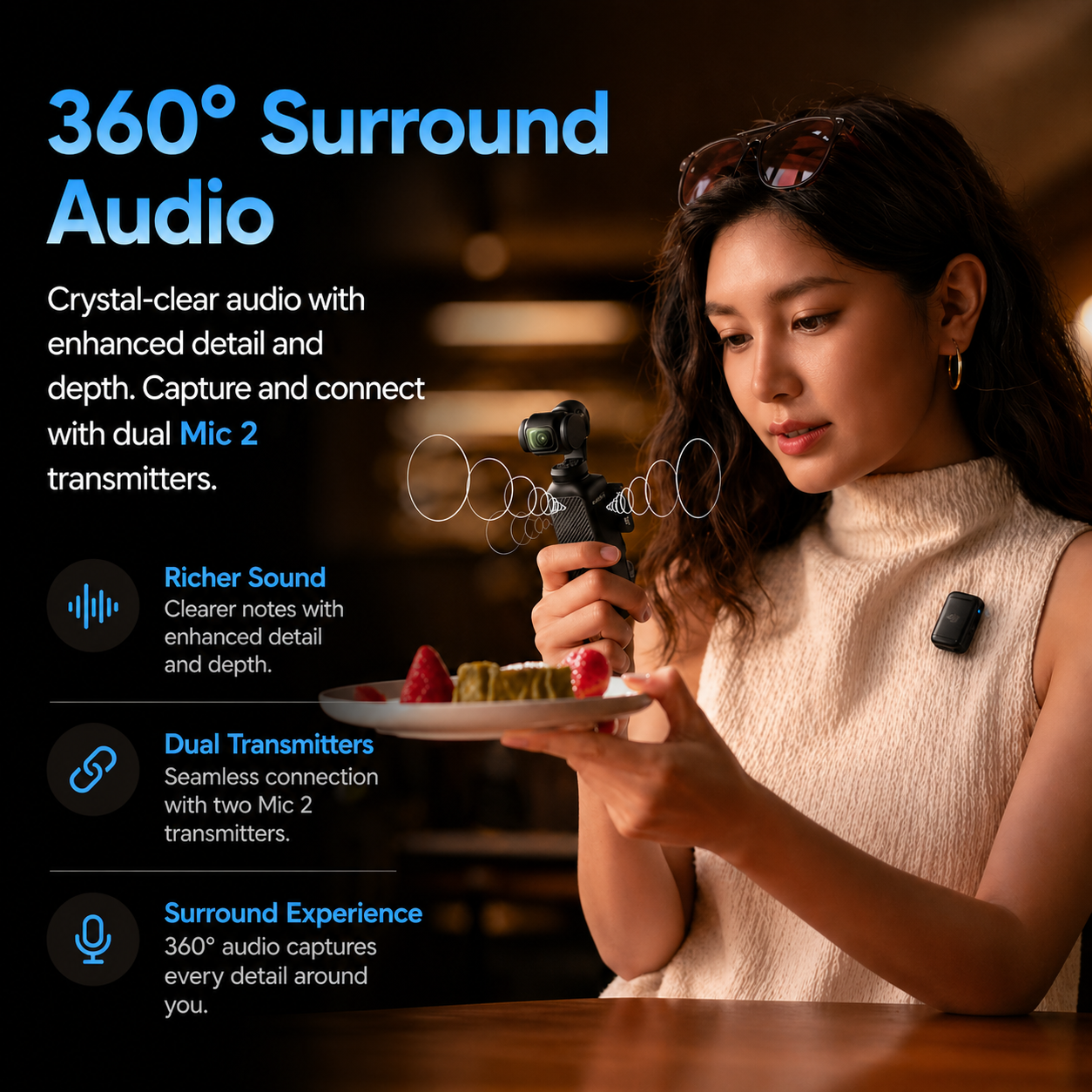 FlowTechy™ 4K AI Gimbal Camera